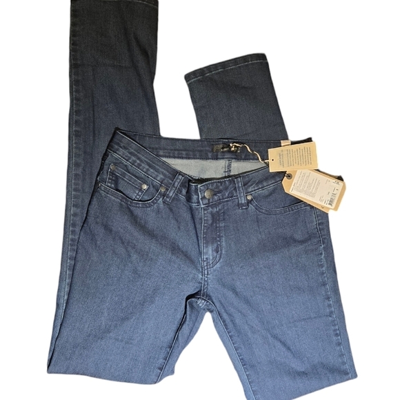 NWT Prana Women's Kari Jeans Indigo, Size 8/W29 Stretch Skinny Dark Wash Denim - Picture 8 of 16